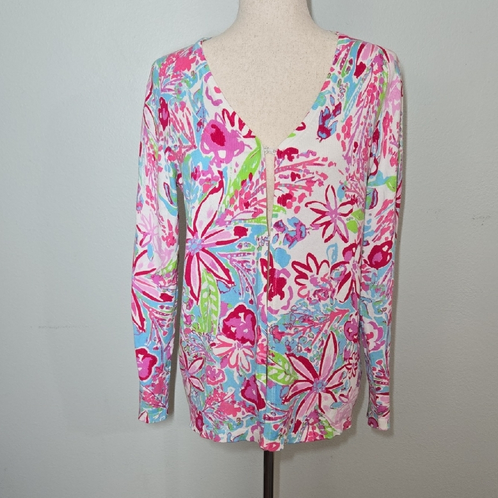 Floral V-Neck Cardigan
